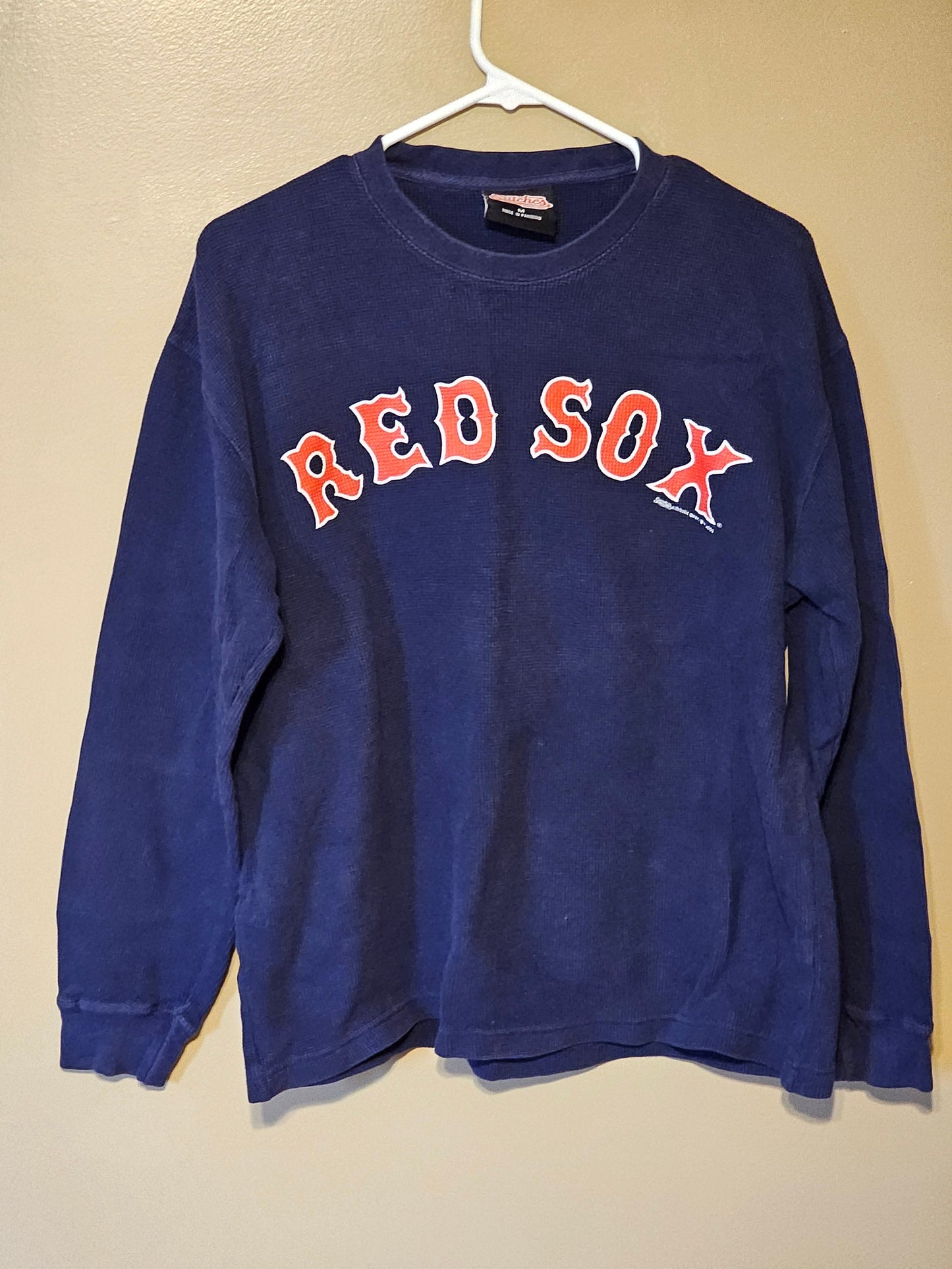 Red Sox Long Sleeve Waffle Shirt
