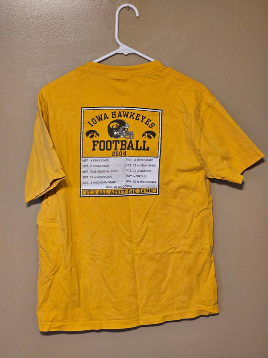 2004 Iowa Hawkeyes Schedule Shirt