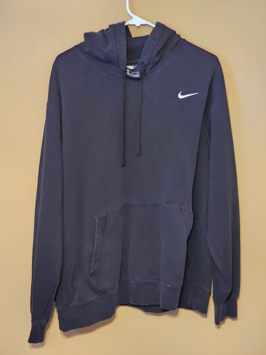Black, blank Nike Hoodie